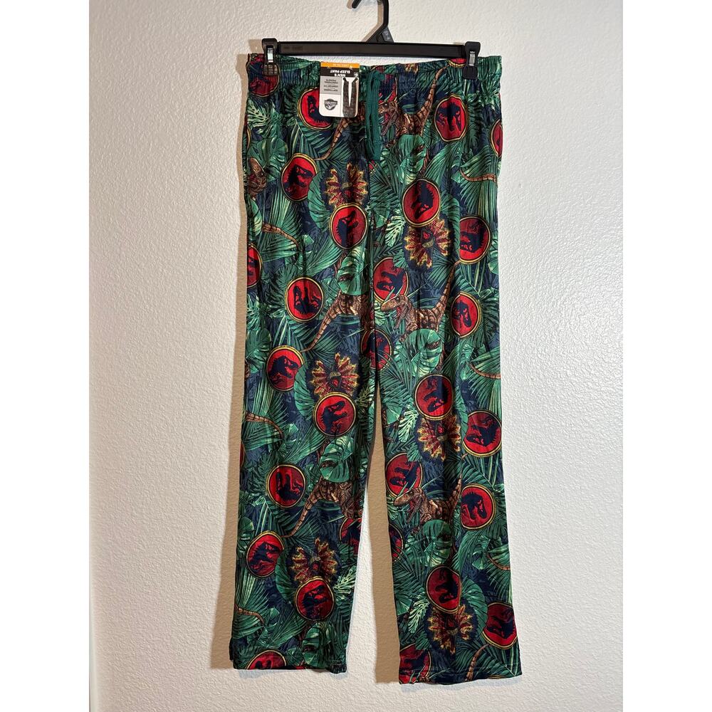 Jurassic World NWT Men's Size L Sleep Pants Comfort Fit Loungewear w/ Pockets